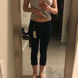 NEW REWIND juniors size 3 teal capri pants